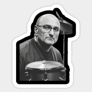 phil collins // vektor art design v2 Sticker